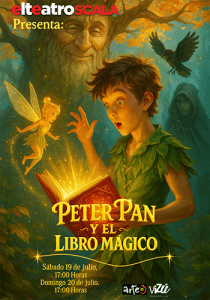 elteatro-scalashopping-cumbaya-peterpanyellibromagico-julio2025-poster
